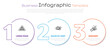 © Oksana - Set line Hierarchy organogram, Time management and Financial growth. Business infographic template. Vector