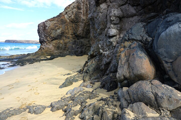 Canvas Print - Papagayo beach of Playa Blanca of Canary island Lanzarote