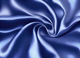 blue fabric close-up, with wavy lines, background