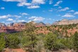 Scenic view of the famous Red Rock Country in Sedona captured on a sunny day