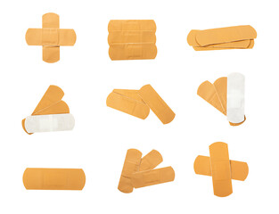 bandage plaster isolated, medical patch, band aid, new sticking plasters, bandaid patches