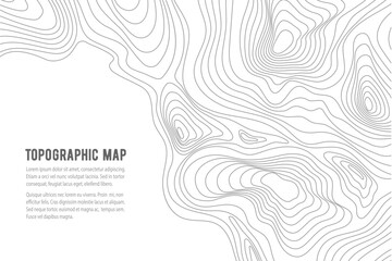 Topographic map, grid, texture, relief contour