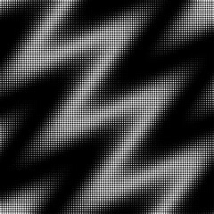 Aufkleber - Monochrome abstract halftone dots gradient background. Vector illustration