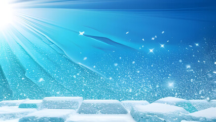 Wall Mural - abstract blue background for use in design - ai generated