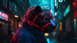 Cyberpunk bear (Generated Ai)