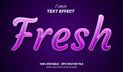 Wall Mural - fresh1 liquid editable text effect