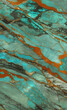 © SuFiSa - Turquoise marble surface. Stone granite background for design. Nature backdrop. Rock texture with cracks. Close-up.