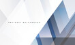 © Biod - White, blue and grey modern abstract background with geometric shapes. Vector illustration