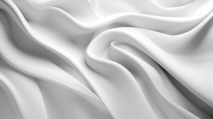 White silk waves Background.
