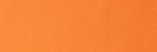 Orange Woven Cotton Smooth Fabric Texture Background