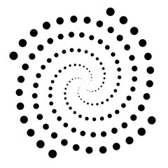 Wall Mural - Dotted Fibonacci phyllotaxis spiral patterns in vector. Mathematical morphology - visualization of phyllotaxis spiral types - code of nature - vector concept of mathematical function Cyanotype	