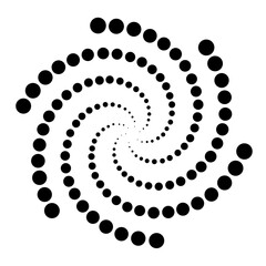 Wall Mural - Dotted Fibonacci phyllotaxis spiral patterns in vector. Mathematical morphology - visualization of phyllotaxis spiral types - code of nature - vector concept of mathematical function Cyanotype	