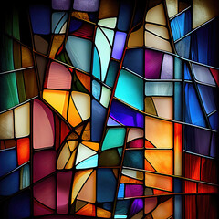 Wall Mural - stained window