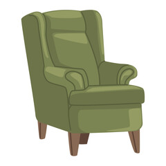 Wall Mural - green sofa furniture