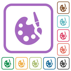 Sticker - Paint kit solid simple icons