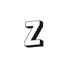 731 Vector Drawing Uppercase Letter Z Design Images, Stock Photos & Vectors  | Shutterstock