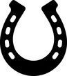 horseshoe png, horseshoe isolated on black