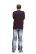 © ASDF - rear view. casual man in jeans and a jumper .