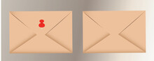 Set Of Envelopes With Letters