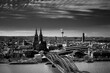 Wonderful views over Cologne skyline 