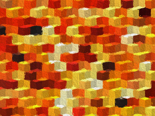 Wall Mural - colorful abstract mosaic with a rough texture background. colored square pattern background. picture