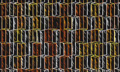 Wall Mural - colorful abstract mosaic with a rough texture background. colored square pattern background. picture