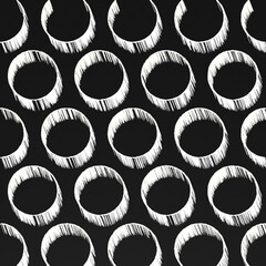 Wall Mural - black and white geometric pattern with a rough texture background. background texture wall and have 