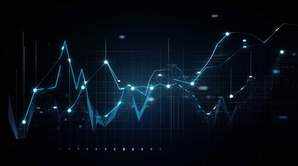 World business graph or chart stock market or forex trading graph in graphic concept suitable for financial investment