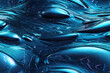© ADDICTIVE STOCK - Generative AI image of abstract psychedelic liquefied texture background with vibrant blue color in reflection