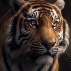 Tiger,, AI generated