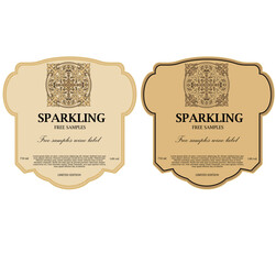 Wall Mural - WINE LABEL COLLECTION DECORATIVE STICKER