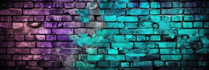 Wall Mural - Chromatic Flawed Wall   Moody Grunge Backdrop, Generative AI