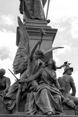 Statue of liberty on the Reconciliation Park of Arad, Romania, Europe