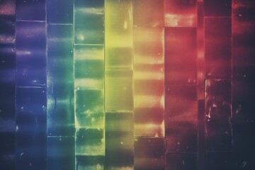 Free Photo of Abstract Vintage Chromatic Overlay Background with Dusty Texture