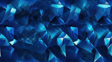 Blue Diamond Background Texture - By Generative Ai
