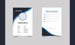 © SADIA RAHMAN - Free vector business id card template with minimalist elements
