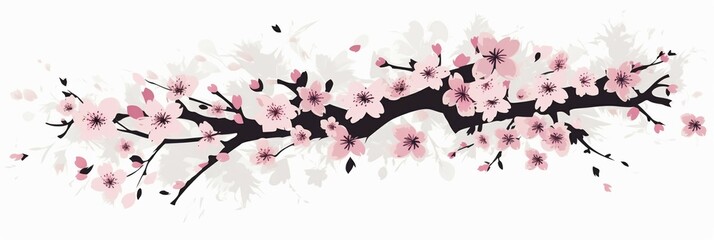  cherry blossom leaves and tree