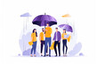 © imlane - Group Insurance Vector illustration.