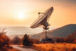 Radio telescope is a specialized antenna and radio receiver. Generative ai.