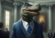 © Johnathan - Dinosaur House Representative Running For Office Generative AI