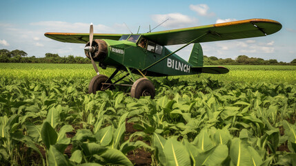 Poster - The agriculture plane working tirelessly to ensure Generative AI