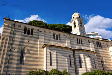 Poster - church of our lord of consolation celle ligure Liguria Italy