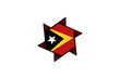 © Ircaniago - East Timor flag icon, illustration of national flag design with elegance concept