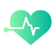 heart rate gradient icon
