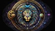 © Анастасия Птицова - Lion zodiac illustration (ai generate)