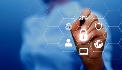cyber, personal data, privacy and information security. internet networking protection security syst