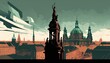 Dresden Germany cityscape (ai generate)