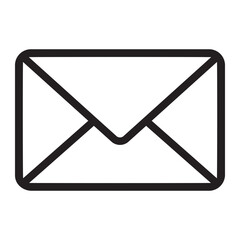 Wall Mural - email line icon