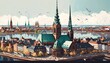 Gothenburg cityscape (ai generate)