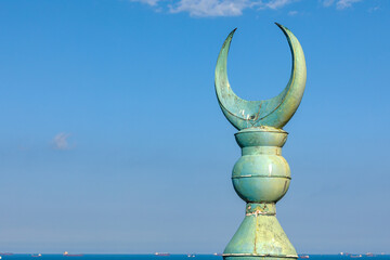 Wall Mural - The mosque of Constanta at the Black Sea